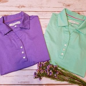 Lot of 2 Pebble Beach Golf Tops